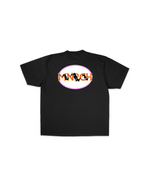 Load image into Gallery viewer, Monarch Oval Logo Oversized Black Tee
