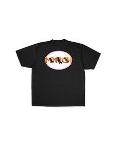 Monarch Oval Logo Oversized Black Tee