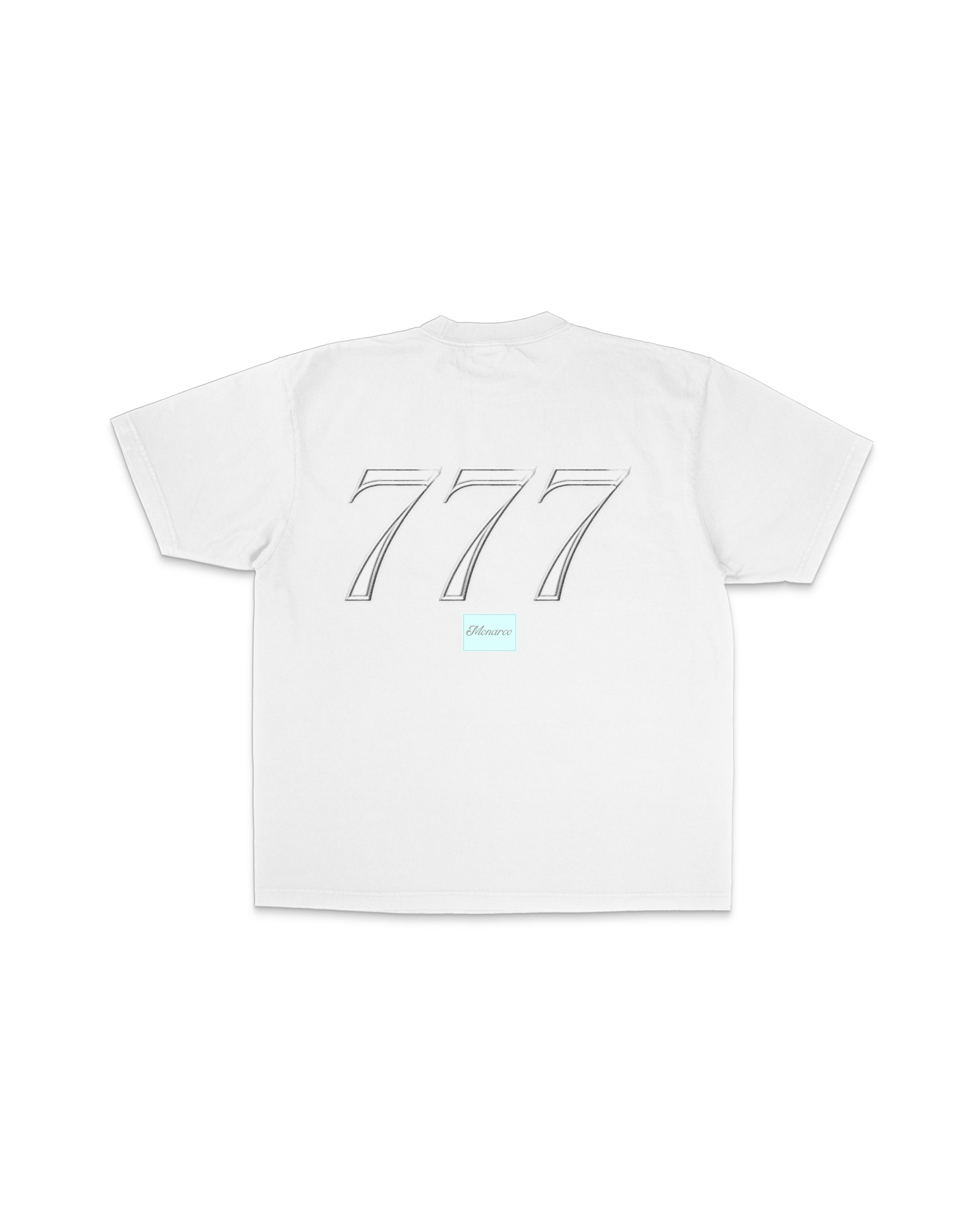 Monarch 777 Oversized White Tee