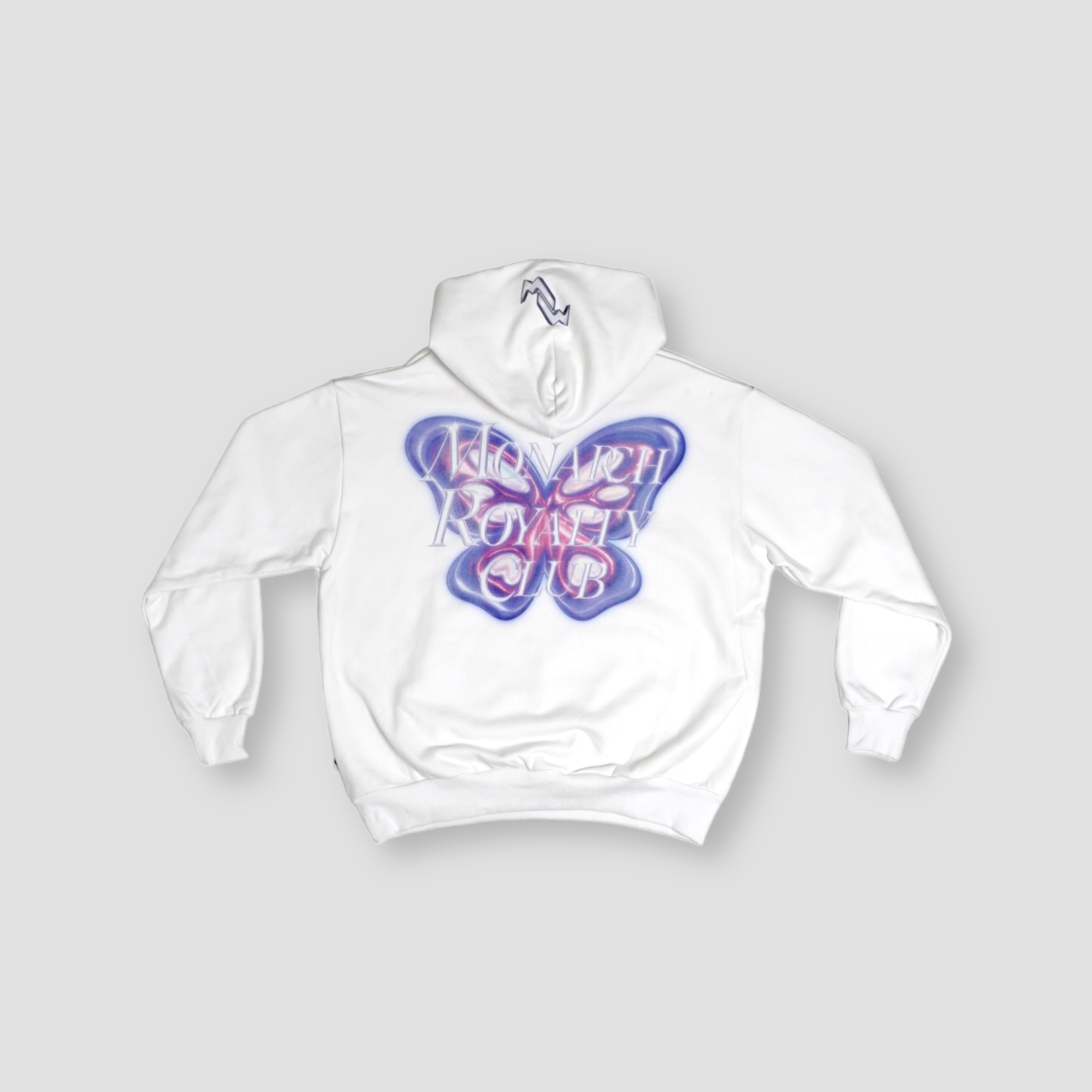 Monarch Royalty Club Signature White Hoodie