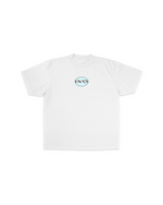 Load image into Gallery viewer, Monarch Oval Logo Oversized White Tee
