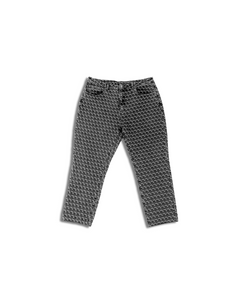 Monarch M Logo Monogram Black Jeans